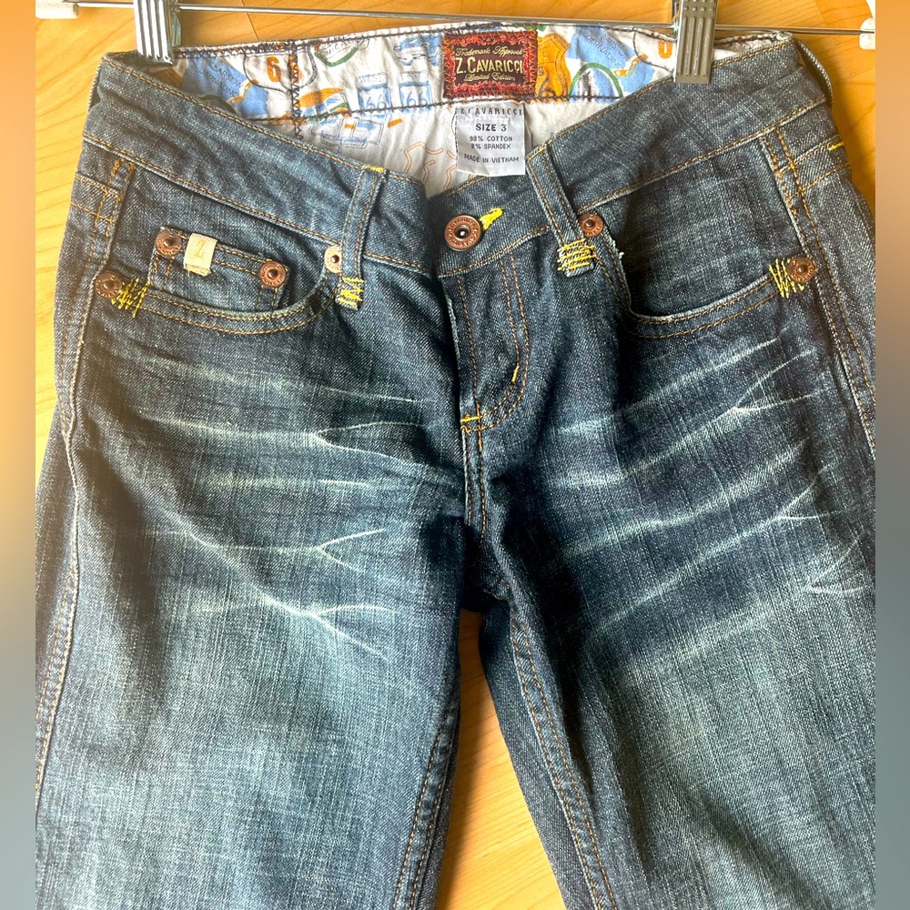 Vintage Z. Cavaricci Jeans Women’s 5 Cropped Flat Front Juniors 80’s 90’s Retro